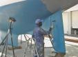 Anti fouling bleu