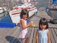 Les enfants sur le ponton