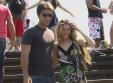 Un beau couple sur le site de corcovado