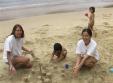 Jeux sur la plage de Cedro