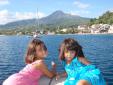 Carmen et Julie sur l'annexe