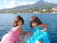 Carmen et Julie sur l'annexe