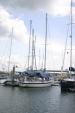 This is Constante docked in Raffles Marina
